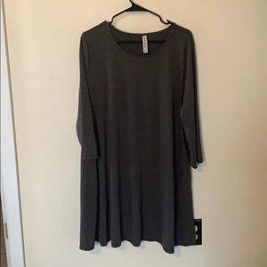 Grey light weight dress.